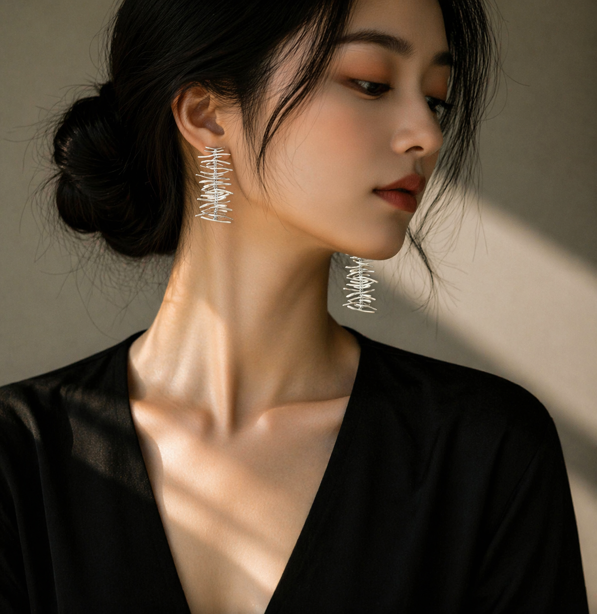 【線の舞】dance of line earrings